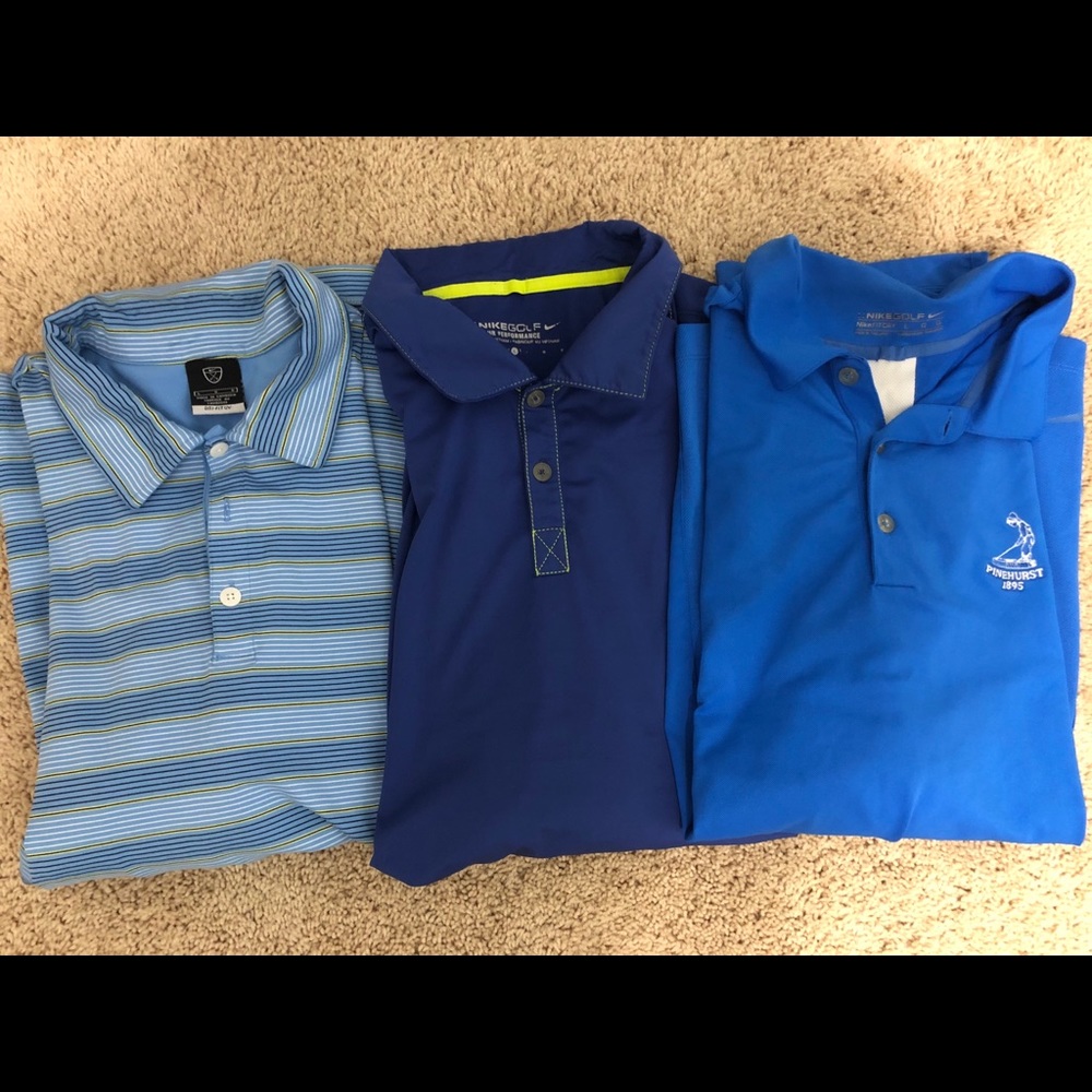 Men’s Nike golf polo lot
